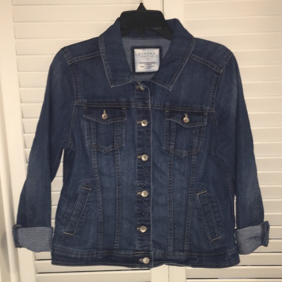 Like new! Sonoma denim/jean jacket. - Picture 5 of 8